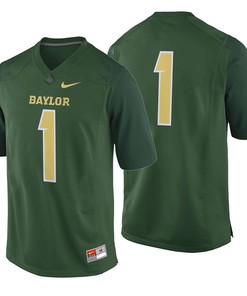 Male Baylor Bears Green College Football Game Jersey