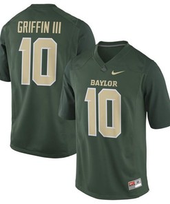 Male Baylor Bears Green Robert Griffin III Alumni Football Performance Jersey