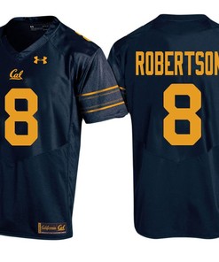 Male Cal Bears Navy Demetris Robertson PAC-12 College Football New-Season Home Jersey