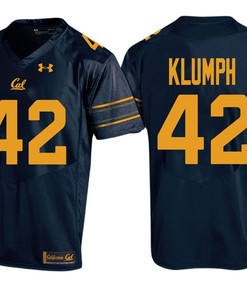 Male Cal Bears Navy Dylan Klumph PAC-12 College Football New-Season Home Jersey