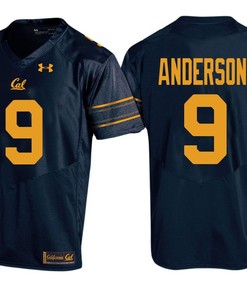 Male Cal Bears Navy Matt Anderson PAC-12 College Football New-Season Home Jersey