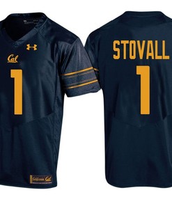 Male Cal Bears Navy Melquise Stovall PAC-12 College Football New-Season Home Jersey