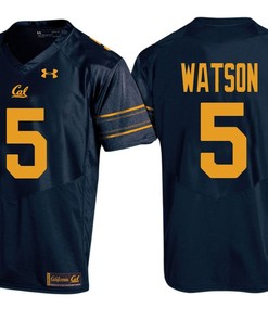 Male Cal Bears Navy Tre Watson PAC-12 College Football New-Season Home Jersey