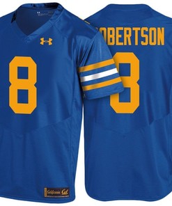Male Cal Bears Royal Demetris Robertson NCAA Football Jersey