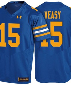 Male Cal Bears Royal Jordan Veasy NCAA Football Jersey