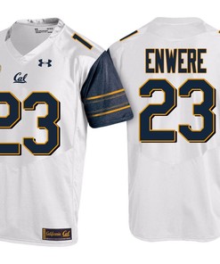 Male Cal Bears White Vic Enwere PAC-12 College Football New-Season Road Jersey