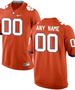 Male Clemson Tigers Orange College Limited Football Customized Jersey