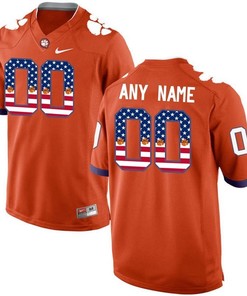 Male Clemson Tigers Orange Custom College Football Limited Jersey