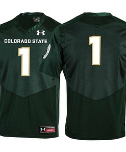 Male Colorado State Rams Green New Season Special Game Football Jersey