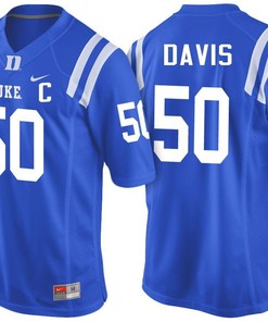 Male Duke Blue Devils Royal Austin Davis NCAA Football Jersey