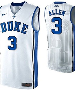 Male Duke Blue Devils White Grayson Allen College Basketball Jersey