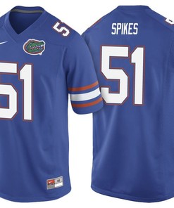 Male Florida Gators Royal Brandon Spikes NCAA Football Jersey