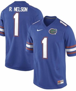 Male Florida Gators Royal Reggie Nelson Alumni Football Performance Jersey
