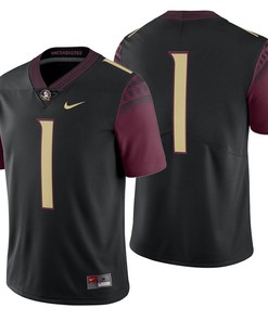 Male Florida State Seminoles Black College Football Game Jersey