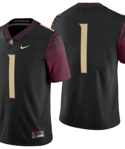 Male Florida State Seminoles Black College Football Game Performance Jersey