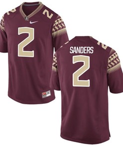 Male Florida State Seminoles Garnet Deion Sanders NCAA Alumni Football Game Jersey
