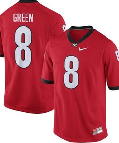 Male Georgia Bulldogs Red A.J. Green NCAA Alumni Football Game Jersey
