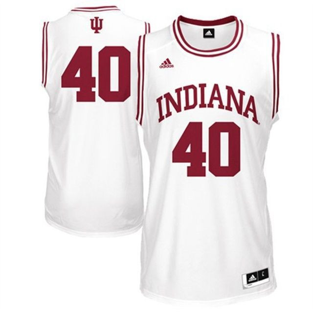 Male Indiana Hoosiers White Cody Zeller College Basketball Jersey