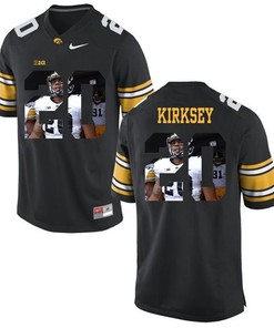 Male Iowa Hawkeyes Black Christian Kirksey College Football Jersey