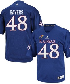 Male Kansas Jayhawks Royal Gale Sayers NCAA Football Jersey