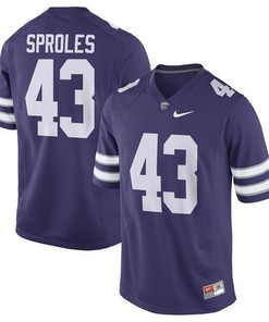 Male Kansas State Wildcats Purple Darren Sproles Alumni Football Performance Jersey