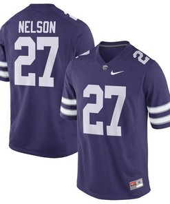 Male Kansas State Wildcats Purple Jordy Nelson Alumni Football Performance Jersey