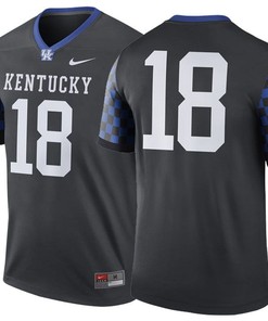 Male Kentucky Wildcats Anthracite College Football Performance Jersey