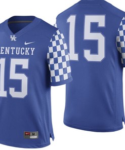 Male Kentucky Wildcats Royal College Football Game Performance Jersey