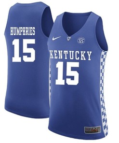 Male Kentucky Wildcats Royal Isaac Humphries NCAA Basketball Jersey