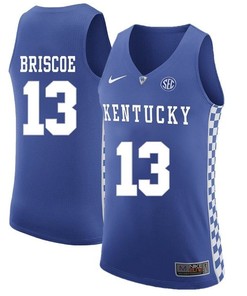 Male Kentucky Wildcats Royal Isaiah Briscoe NCAA Basketball Jersey