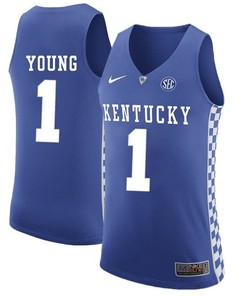 Male Kentucky Wildcats Royal James Young NCAA Basketball Jersey
