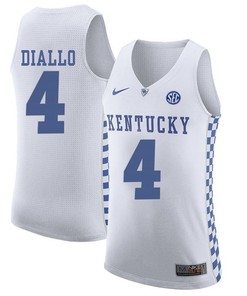 Male Kentucky Wildcats White Hamidou Diallo NCAA Basketball Jersey