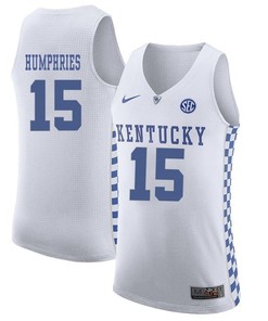 Male Kentucky Wildcats White Isaac Humphries NCAA Basketball Jersey