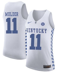 Male Kentucky Wildcats White Mychal Mulder NCAA Basketball Jersey