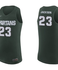 Male Michigan State Spartans Green Jaren Jackson College Basketball Jersey