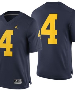 Male Michigan Wolverines Navy College Football Game Performance Jersey