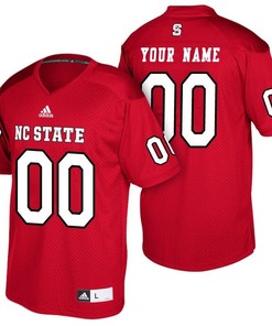 Male NC State Wolfpack Red College Football Custom Jersey