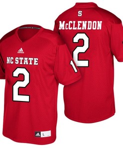 Male NC State Wolfpack Red Jalan McClendon NCAA Football Jersey