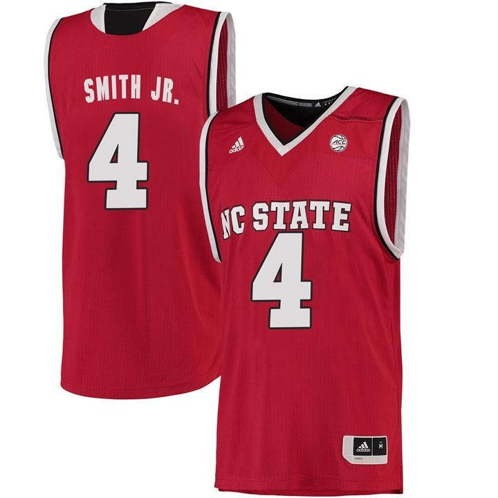 Male North Carolina State Wolfpack Red Dennis Smith Jr. NCAA College Basketball Jersey