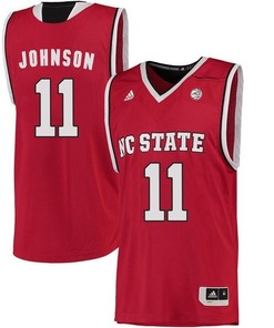 Male North Carolina State Wolfpack Red Markell Johnson NCAA College Basketball Jersey