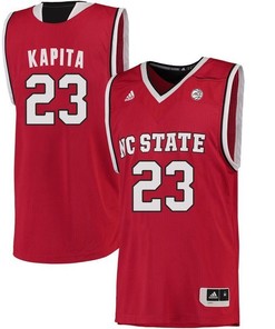 Male North Carolina State Wolfpack Red Ted Kapita NCAA College Basketball Jersey
