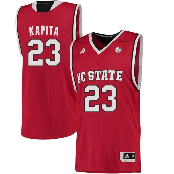 Male North Carolina State Wolfpack Red Ted Kapita NCAA College Basketball Jersey