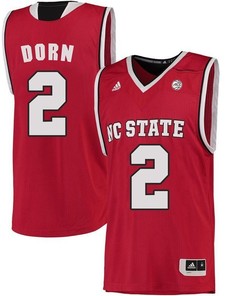 Male North Carolina State Wolfpack Red Torin Dorn NCAA College Basketball Jersey