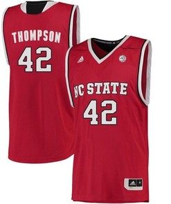 Male North Carolina State Wolfpack Red Tucker Thompson NCAA College Basketball Jersey