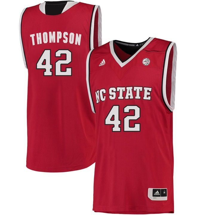 Male North Carolina State Wolfpack Red Tucker Thompson NCAA College Basketball Jersey