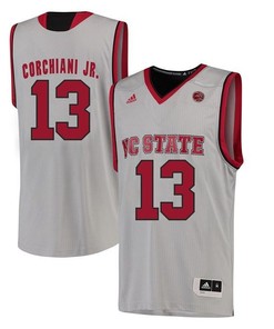 Male North Carolina State Wolfpack White Chris Corchiani Jr. NCAA College Basketball Jersey