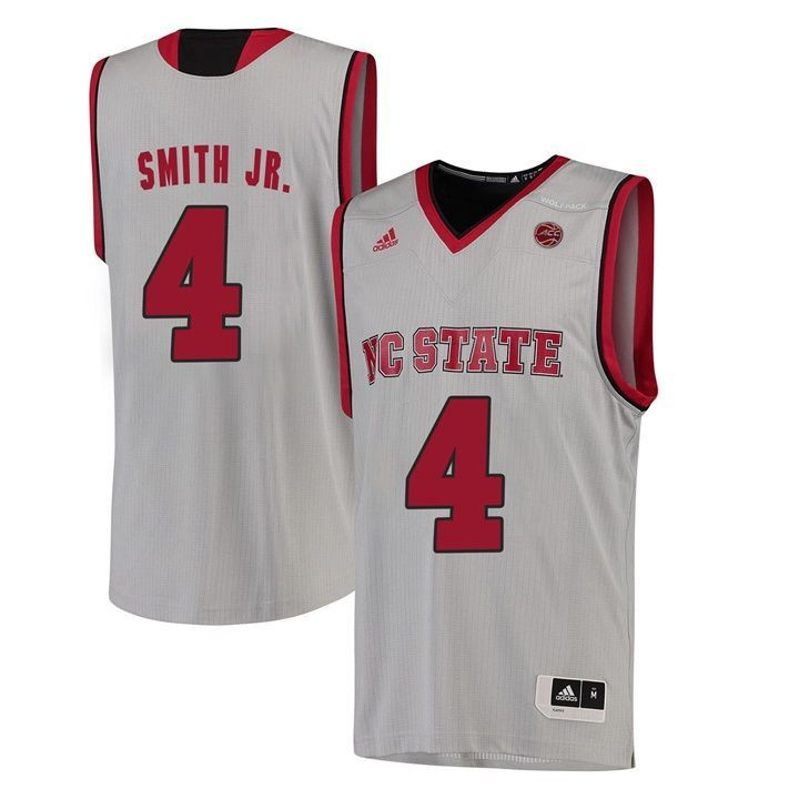 Male North Carolina State Wolfpack White Dennis Smith Jr. NCAA College Basketball Jersey