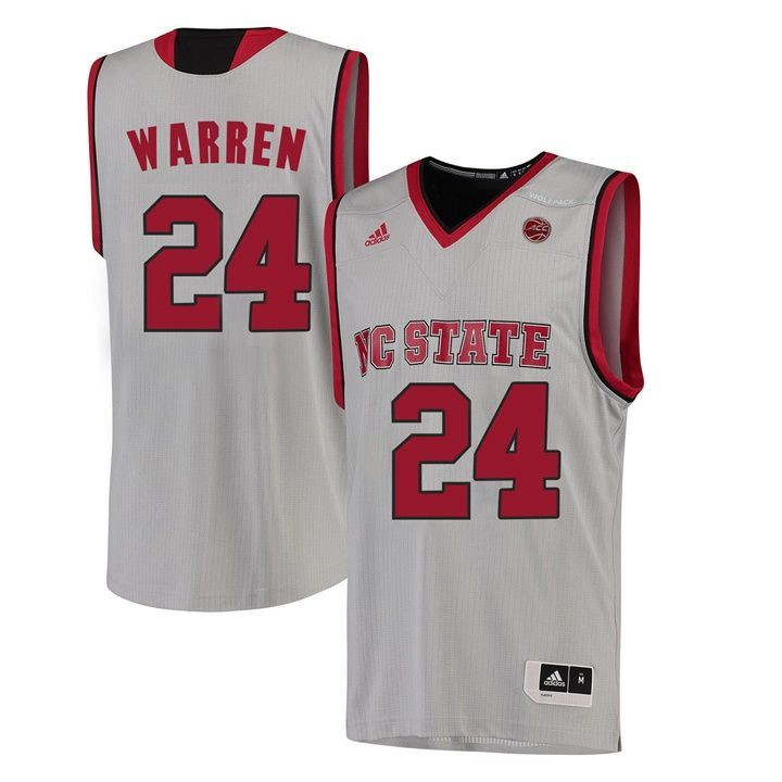 Male North Carolina State Wolfpack White TJ Warren NCAA College Basketball Jersey