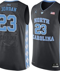 Male North Carolina Tar Heels Black Michael Jordan College Basketball Jersey