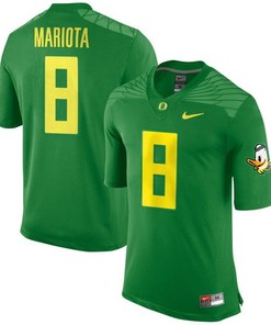 Male Oregon Ducks Apple Green Marcus Mariota Alumni Football Performance Jersey